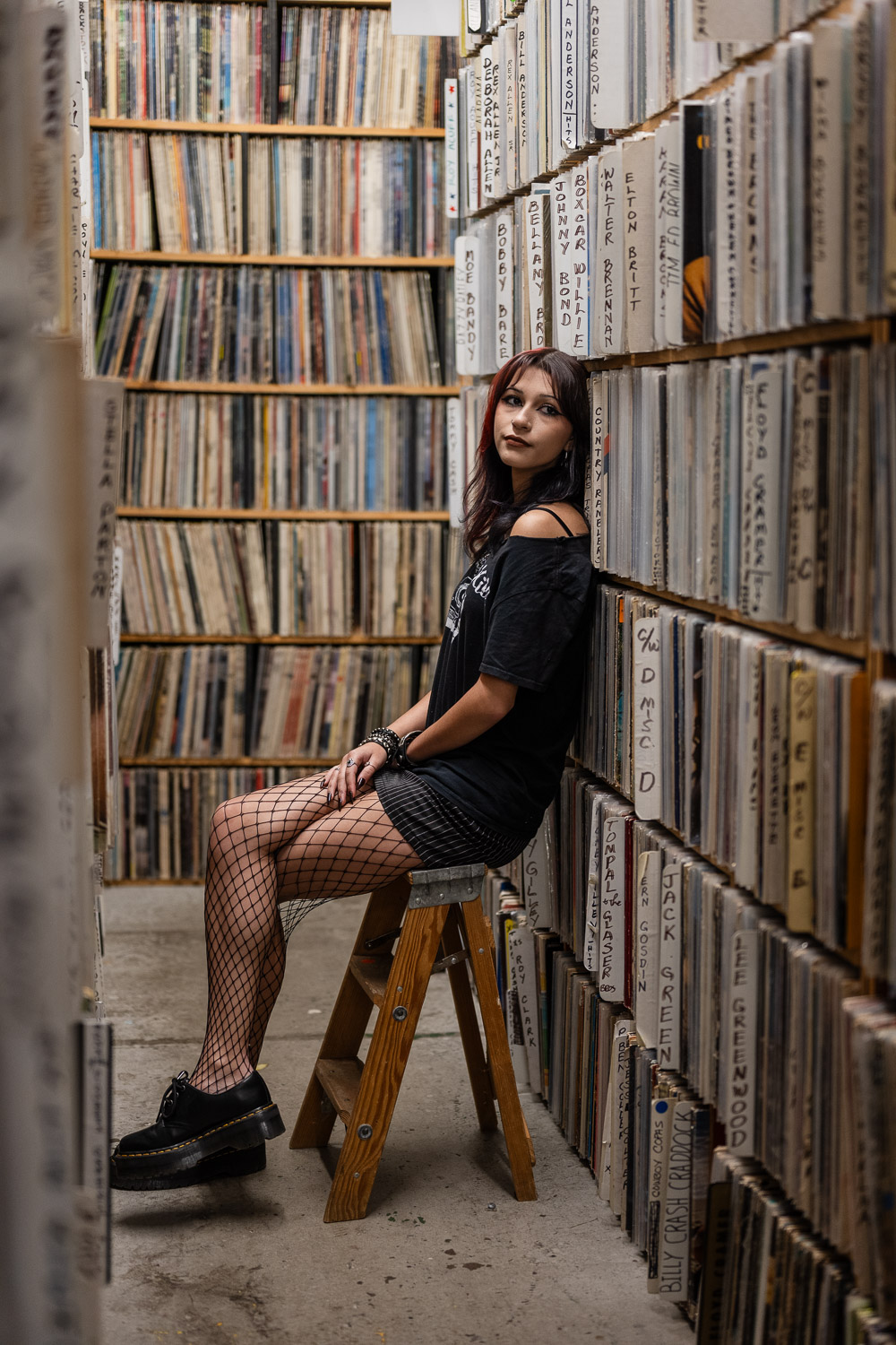 Jerry's records senior session