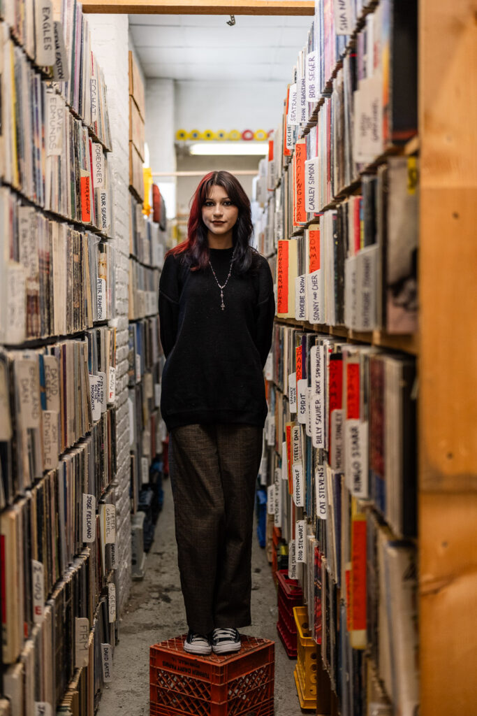 Jerry's records senior session