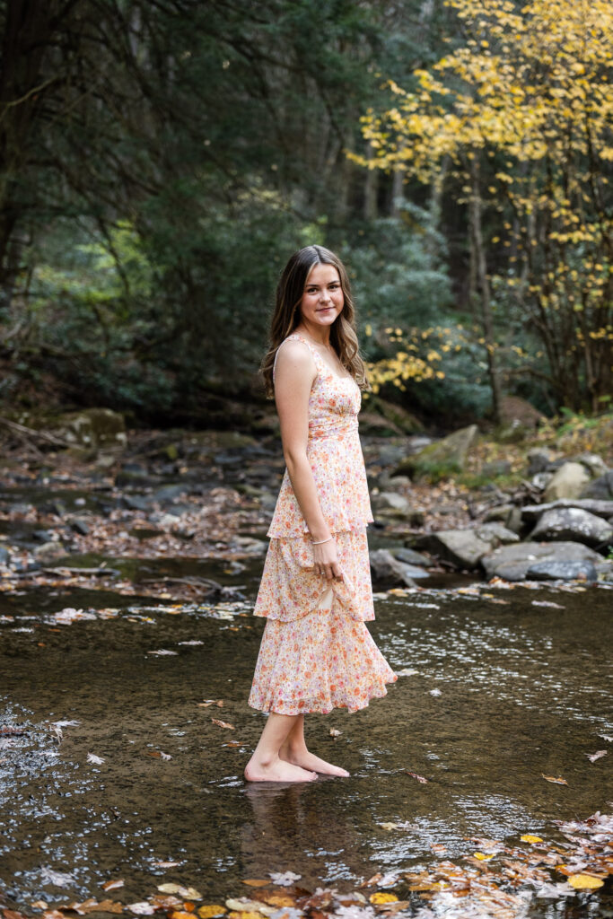 clear creek state park senior portraits
