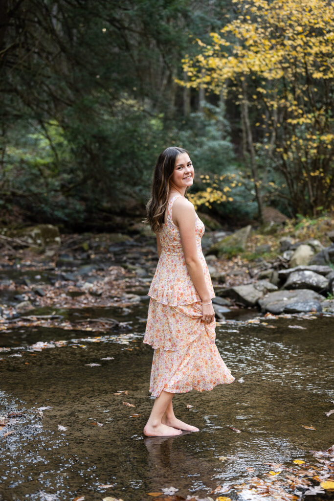 clear creek state park senior portraits