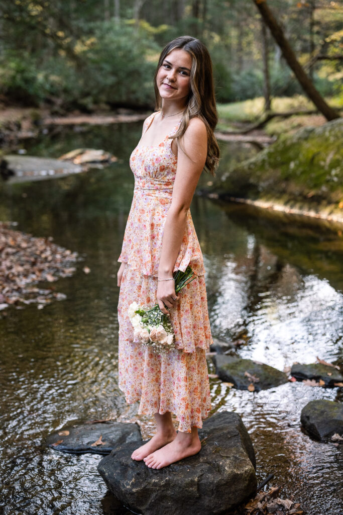 clear creek state park senior portraits
