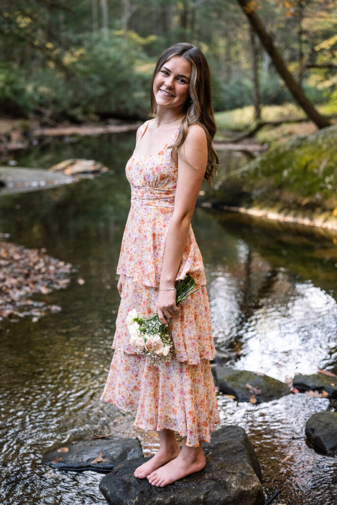 clear creek state park senior portraits
