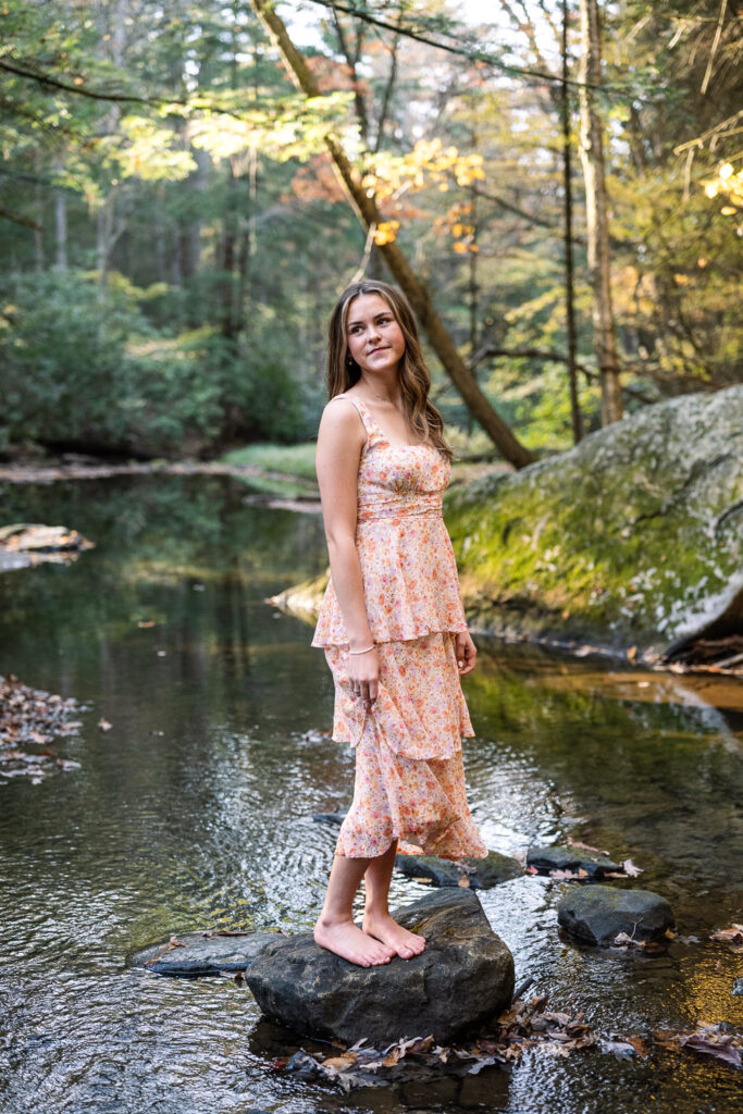 clear creek state park senior portraits