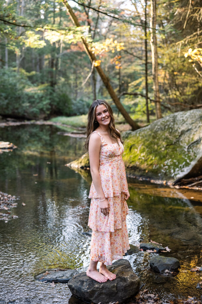 clear creek state park senior portraits