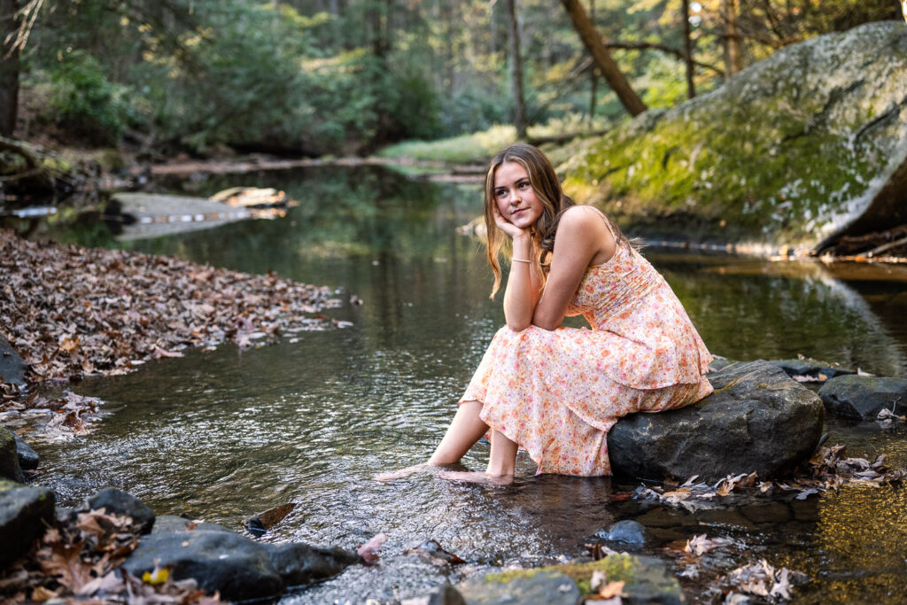 clear creek state park senior portraits