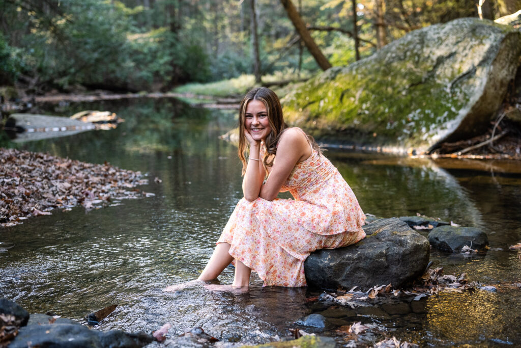 clear creek state park senior portraits