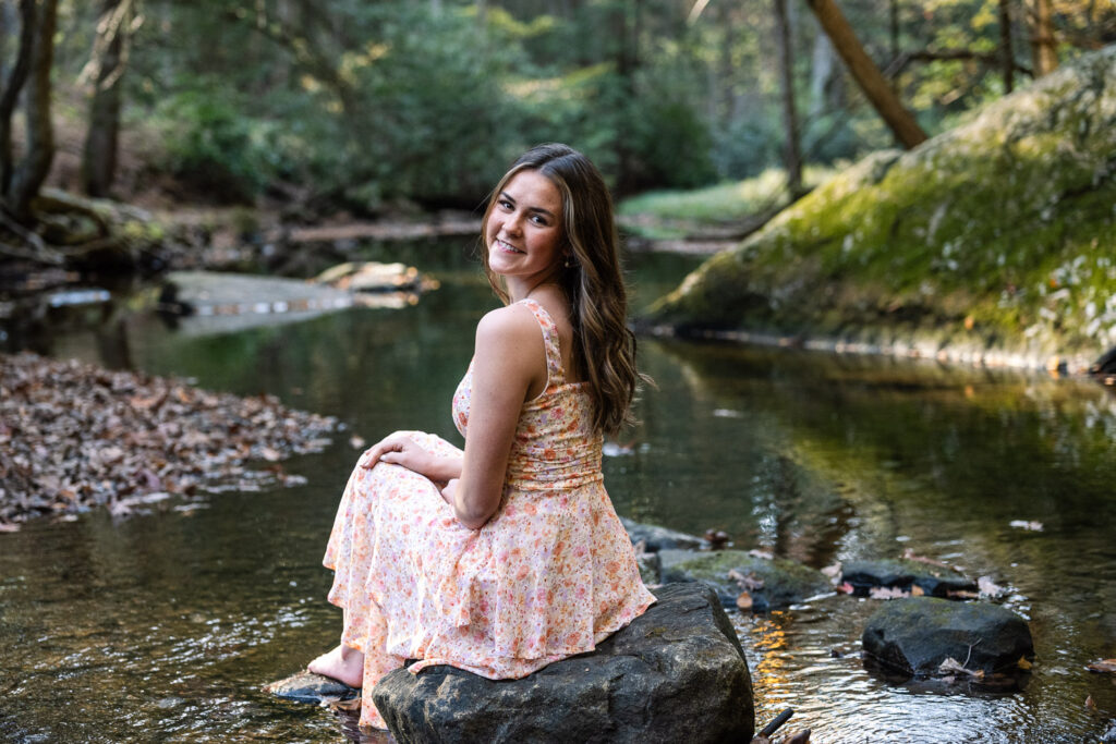 clear creek state park senior portraits