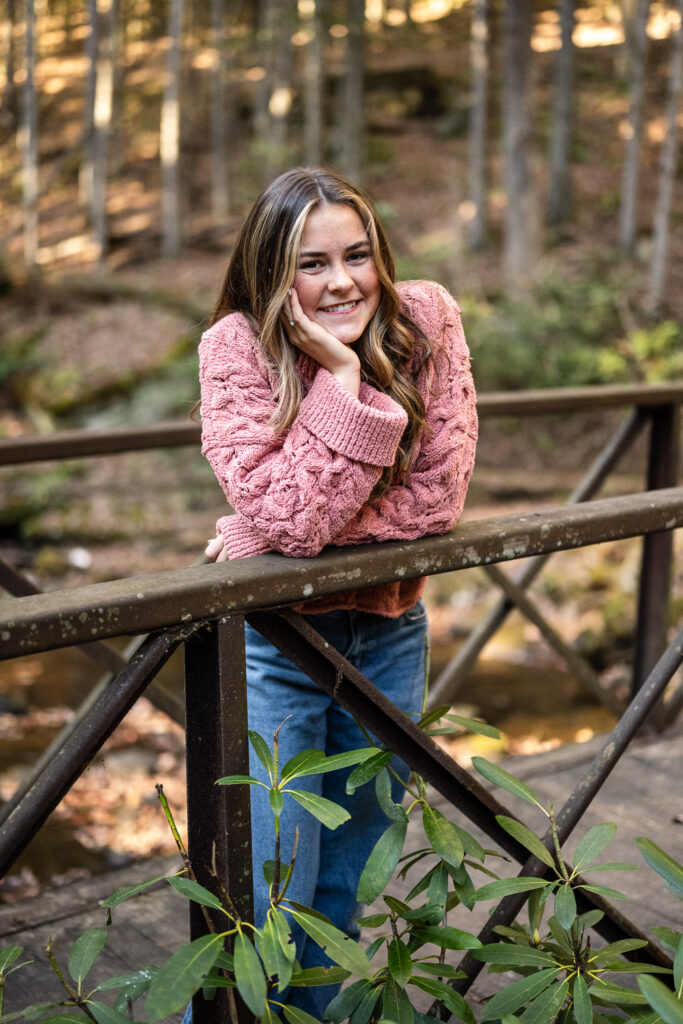 clear creek state park senior portraits