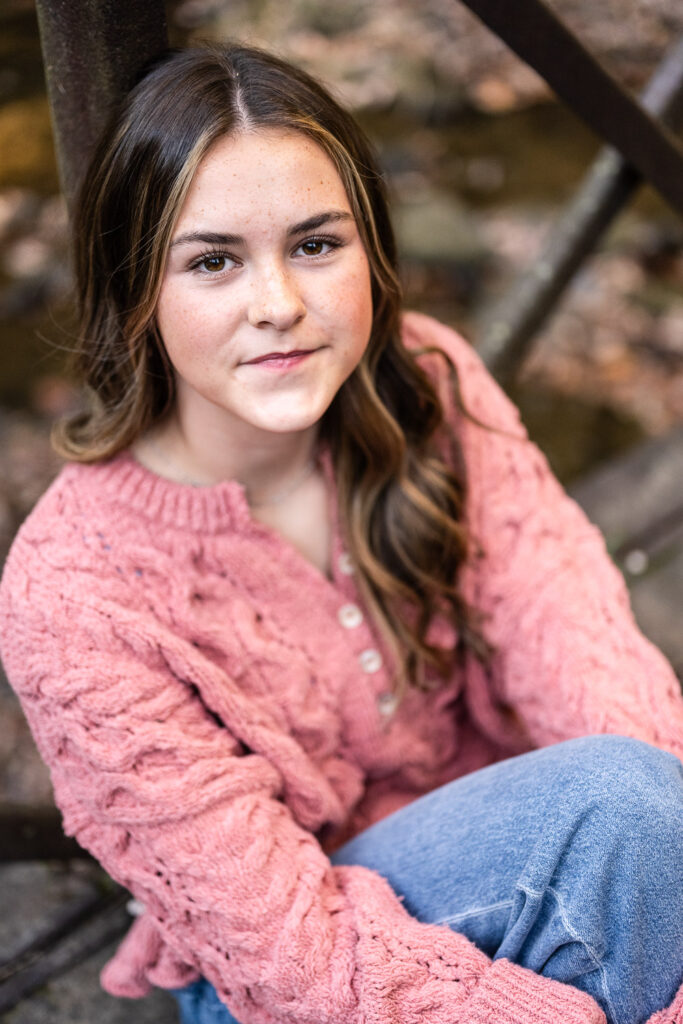 clear creek state park senior portraits