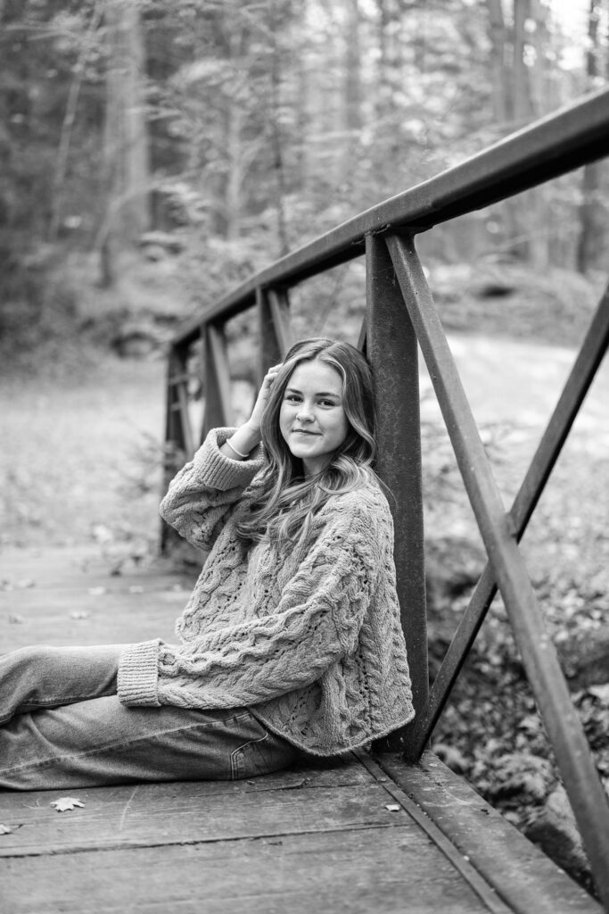 clear creek state park senior portraits