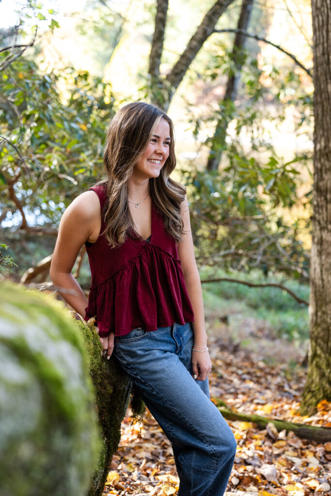 clear creek state park senior portraits