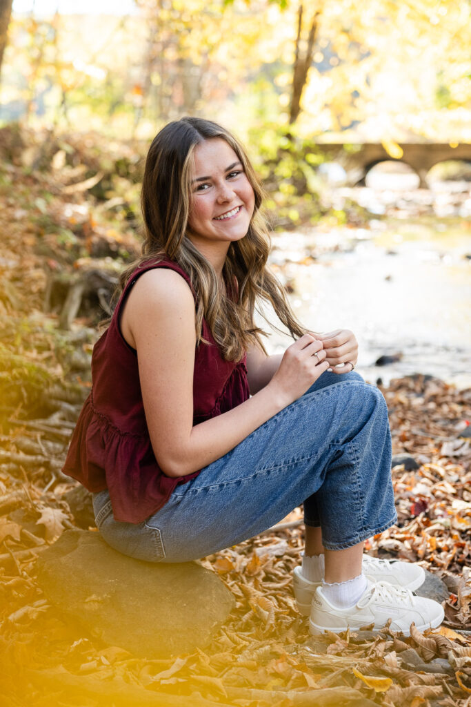 clear creek state park senior portraits
