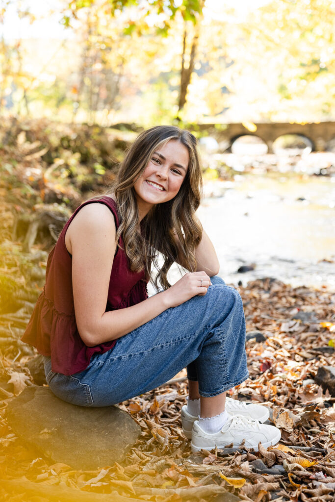 clear creek state park senior portraits