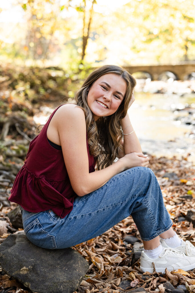 clear creek state park senior portraits