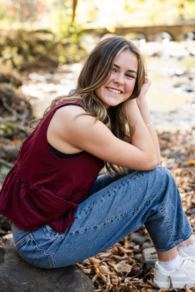 clear creek state park senior portraits