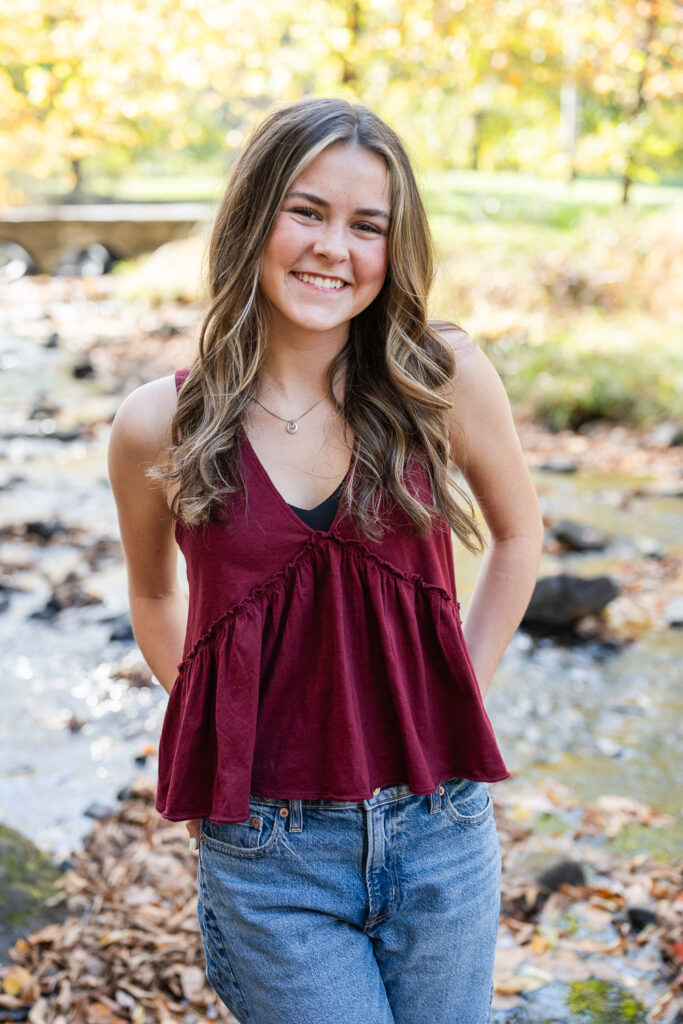 clear creek state park senior portraits