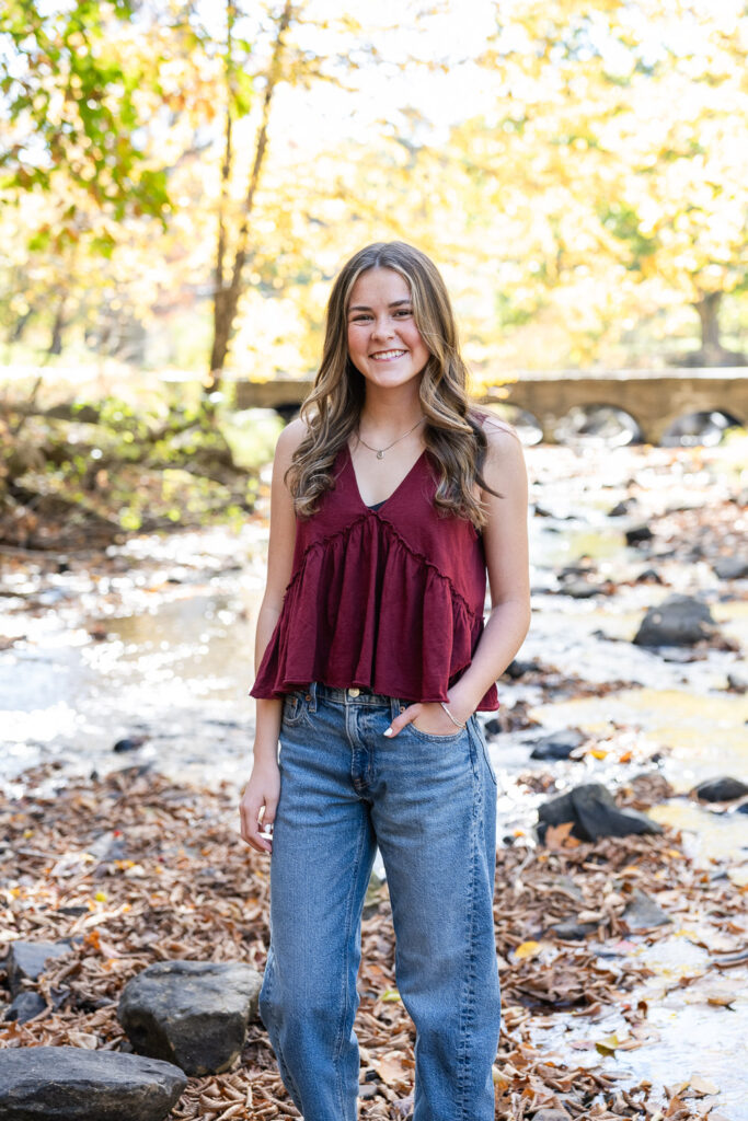 clear creek state park senior portraits